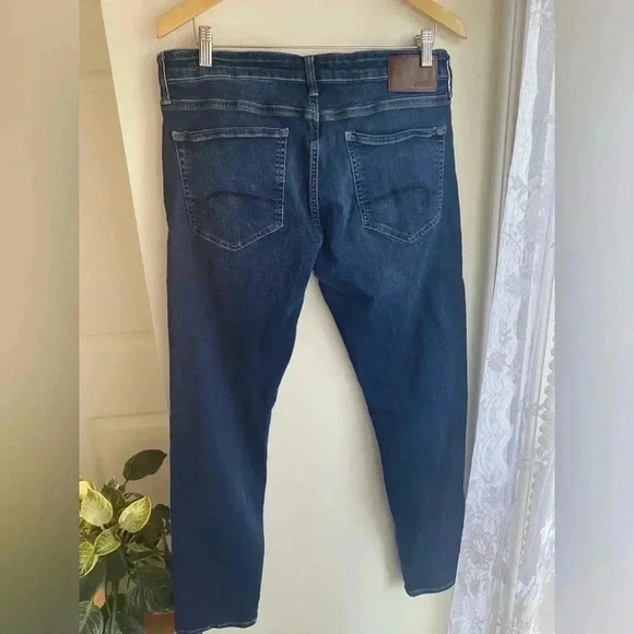 Mavi 34/32 Jake Slim Leg Skinny Jeans Medium Blue Wash Stretchy Men’s Pants - Picture 9 of 14